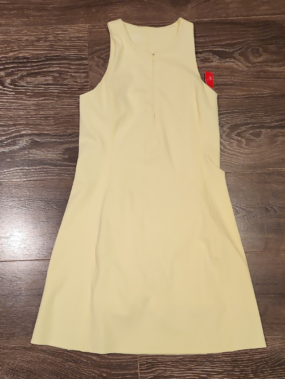 ❤️ NWT! SPANX SPANXSHAPE GET MOVING ZIP FRONT DRESS WITH SHORTS UNDERLAY, XS - Picture 2 of 12